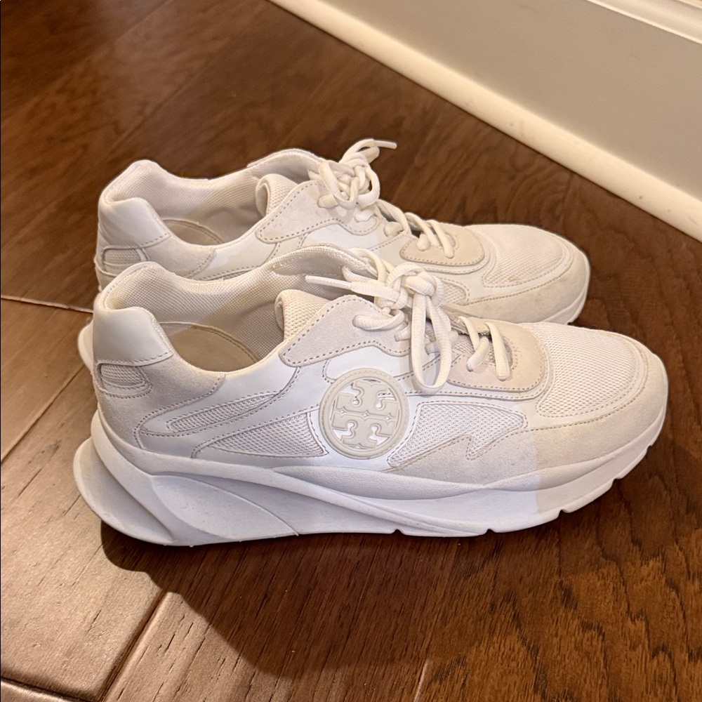 Tory Burch White Sneakers - Picture 5 of 8